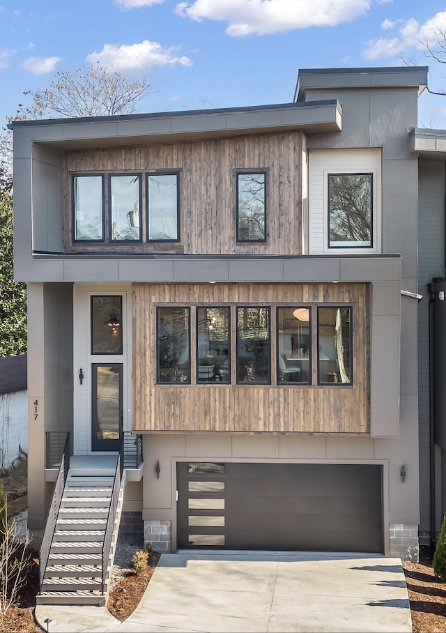 419 Acklen Park Dr, Nashville, TN 37205 - contemporary home with a garage and driveway