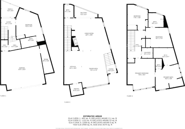 419 Acklen Park Dr, Nashville, TN 37205 - view of property floor plan