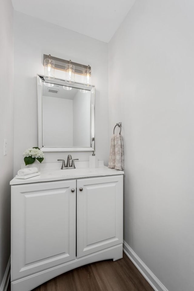 601 Boyd Mill Ave Unit O4, Franklin, TN 37064 - bathroom with wood finished floors and vanity
