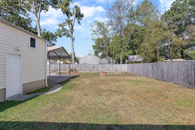 1529 Springvale Rd, Chattanooga, TN 37412 - fenced backyard with a detached carport
