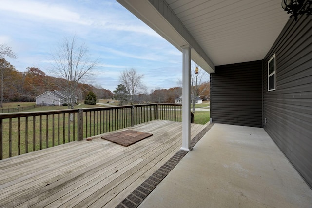 33 Maple Ln, Summertown, TN 38483 - wooden terrace featuring a yard