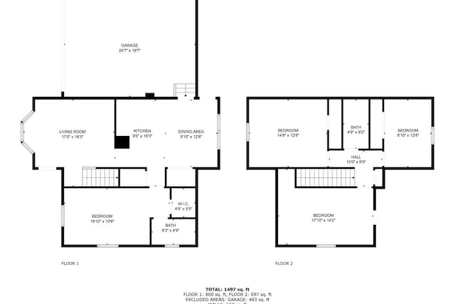 324 Chesire Way, Oak Grove, KY 42262 - view of floor plan / room layout