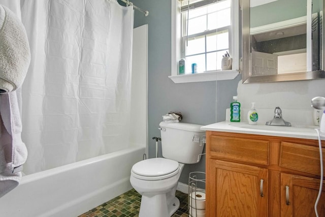 324 Chesire Way, Oak Grove, KY 42262 - bathroom with vanity, shower / bath combo, and tile patterned flooring