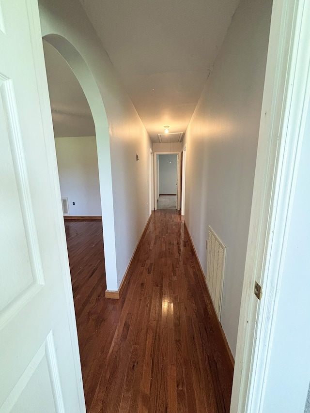 571 E Main St, Auburn, KY 42206 - hall featuring attic access and wood finished floors