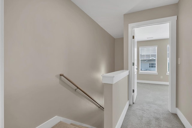127 Dry Creek Commons Dr, Goodlettsville, TN 37072 - staircase featuring carpet and baseboards
