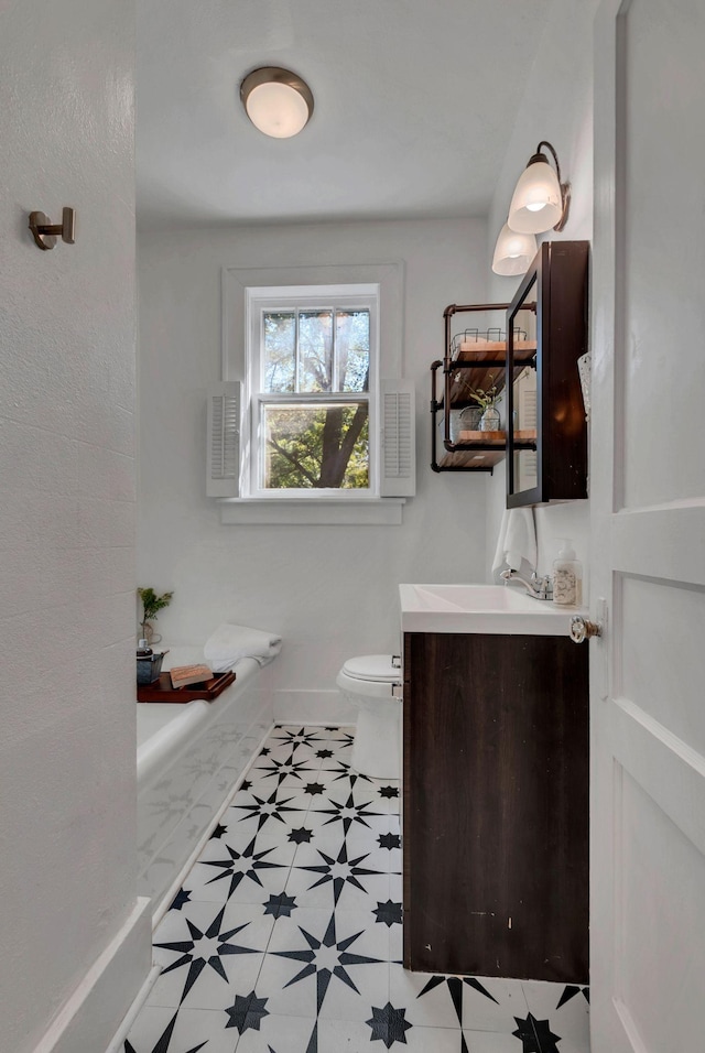 203 6th Ave, Columbia, TN 38401 - bathroom featuring vanity and a garden tub