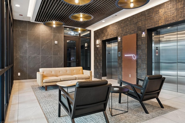 1014 16th Ave S Unit 103, Nashville, TN 37212 - community lobby featuring tile walls and recessed lighting