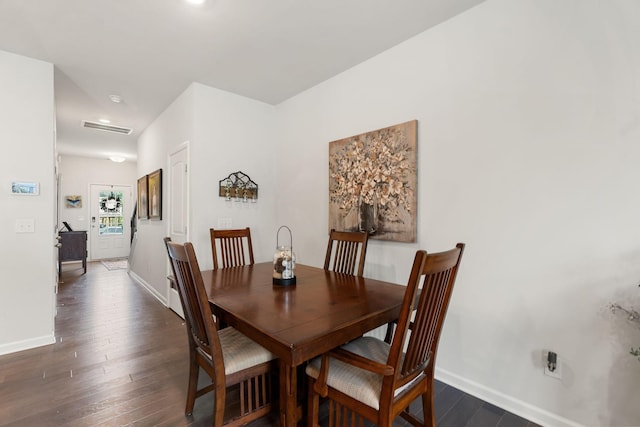 4206 Grapevine Loop, Smyrna, TN 37167 - dining space with dark wood-style floors and recessed lighting