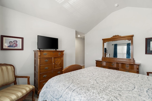 4206 Grapevine Loop, Smyrna, TN 37167 - carpeted bedroom featuring vaulted ceiling