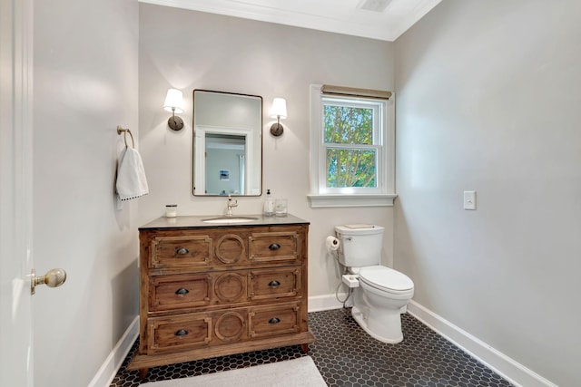 904 Oxford Ct, Brentwood, TN 37027 - bathroom featuring vanity and ornamental molding