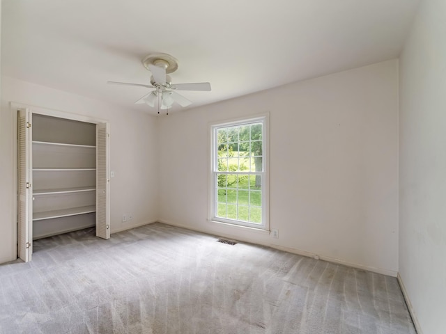 2208 Bowman Rd, Franklin, TN 37064 - unfurnished bedroom featuring carpet flooring, a closet, and ceiling fan