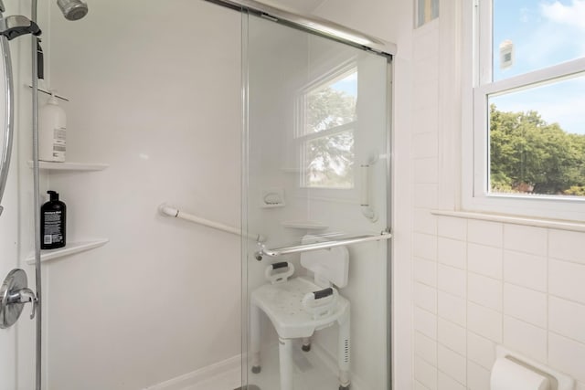 2208 Bowman Rd, Franklin, TN 37064 - full bath with a stall shower and healthy amount of natural light
