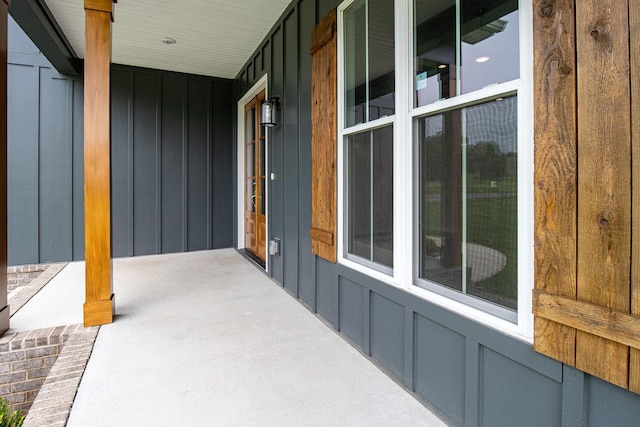 264 Dink Rut Rd, Portland, TN 37148 - doorway to property with board and batten siding and a porch
