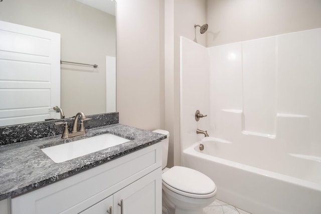 264 Dink Rut Rd, Portland, TN 37148 - bathroom featuring vanity, bathtub / shower combination, and marble finish flooring