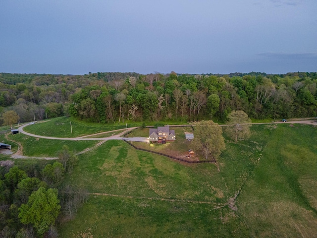 3092 Morel Rd, Columbia, TN 38401 - aerial view of property and surrounding area with rural landscape