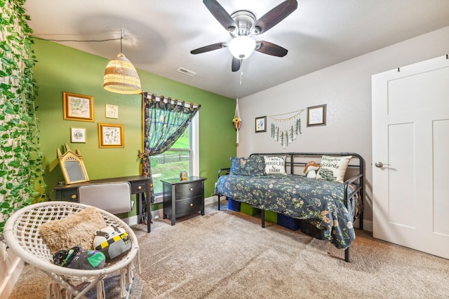 3092 Morel Rd, Columbia, TN 38401 - carpeted bedroom with ceiling fan