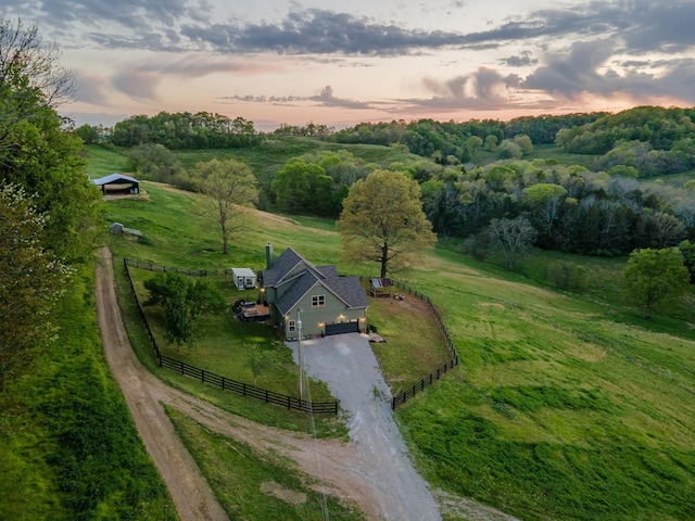 3092 Morel Rd, Columbia, TN 38401 - aerial view of property's location featuring rural landscape and a pastoral area