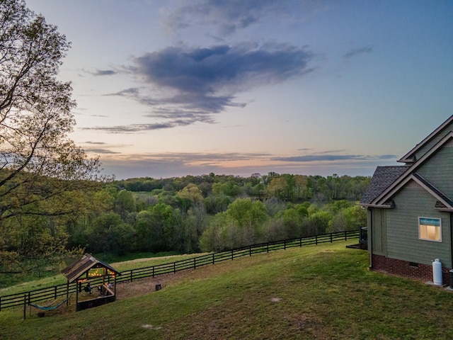 3092 Morel Rd, Columbia, TN 38401 - view of yard featuring a wooded view