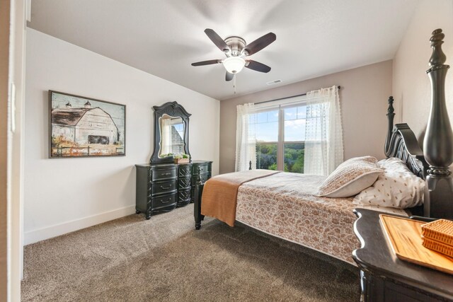 3092 Morel Rd, Columbia, TN 38401 - bedroom with carpet flooring and a ceiling fan