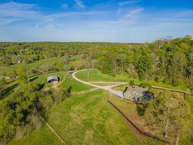 3092 Morel Rd, Columbia, TN 38401 - aerial view of sparsely populated area featuring a forest