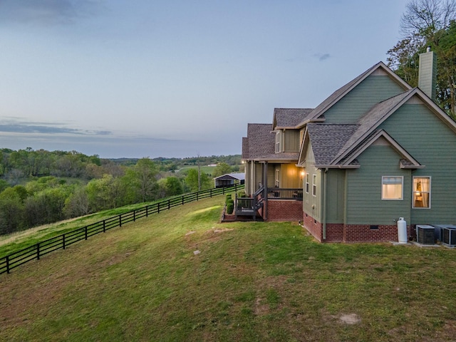 3092 Morel Rd, Columbia, TN 38401 - view of yard featuring a wooden deck