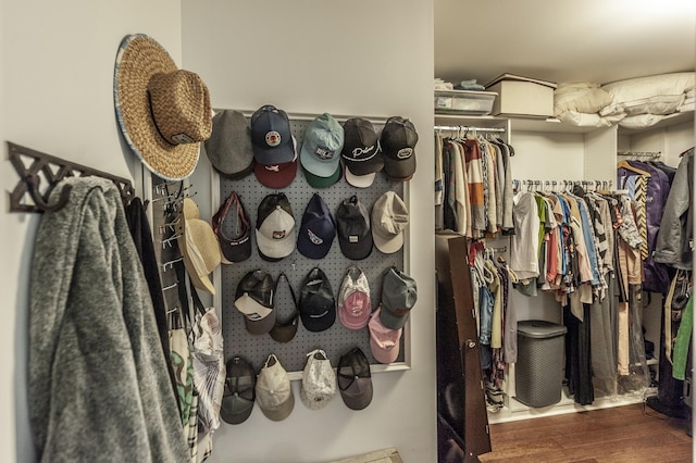 1328 Reynard Dr, Gallatin, TN 37066 - walk in closet with wood finished floors