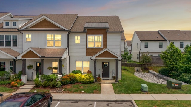 2163 Bayport Ave, Old Hickory, TN 37138 - townhome / multi-family property featuring uncovered parking, a yard, and roof with shingles