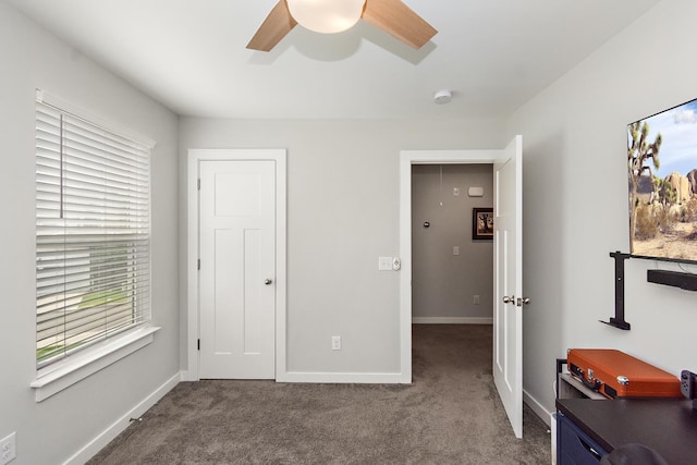 2163 Bayport Ave, Old Hickory, TN 37138 - carpeted bedroom with baseboards and a ceiling fan