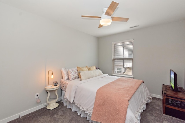 2163 Bayport Ave, Old Hickory, TN 37138 - carpeted bedroom featuring baseboards and a ceiling fan