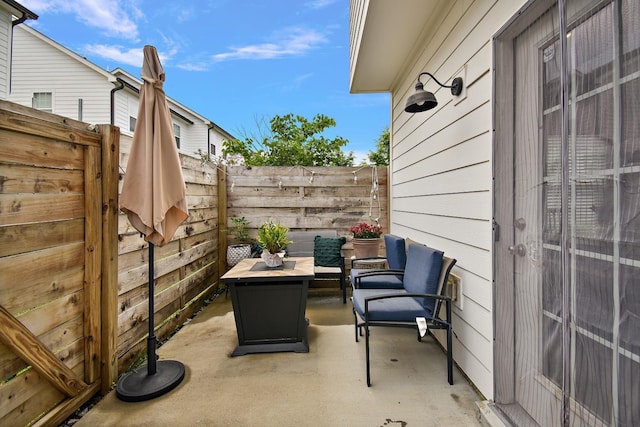 2163 Bayport Ave, Old Hickory, TN 37138 - fenced backyard featuring a patio and outdoor lounge area