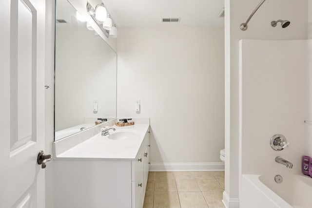 305 White Moss Pl, Franklin, TN 37064 - bathroom featuring vanity, shower / bath combination, and tile patterned floors