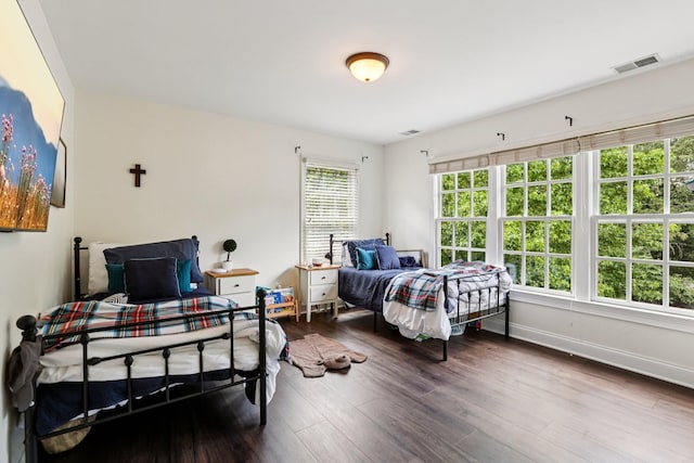 305 White Moss Pl, Franklin, TN 37064 - bedroom with dark wood-type flooring and baseboards