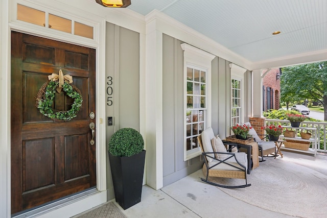 305 White Moss Pl, Franklin, TN 37064 - property entrance with a porch