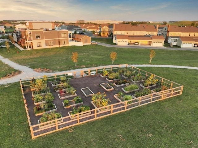 1169 Short St, Spring Hill, TN 37174 - view of home's community with a vegetable garden, a residential view, and a yard
