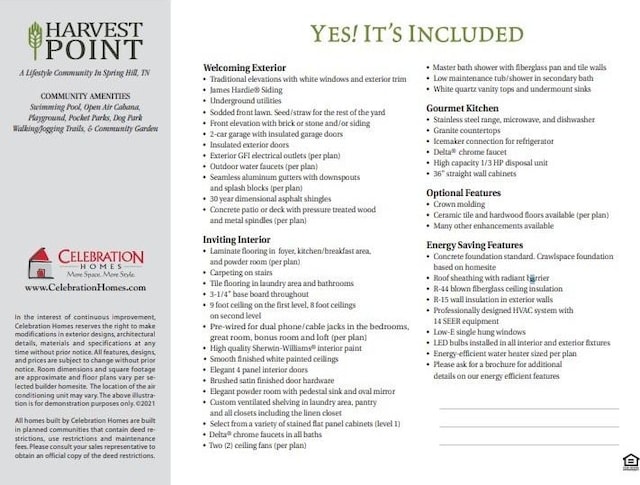 1169 Short St, Spring Hill, TN 37174 - view of a document