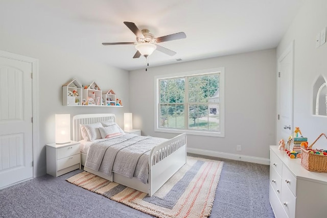 1210 Black Rd, Cunningham, TN 37052 - bedroom featuring light colored carpet and ceiling fan
