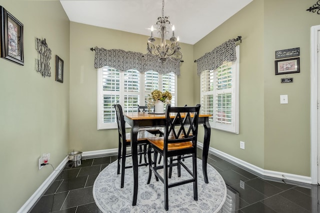 939 Central Valley Rd, Murfreesboro, TN 37129 - dining room featuring a chandelier and baseboards