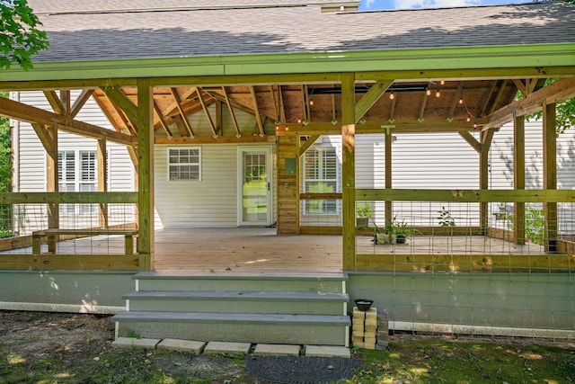 1204 Corlew Dr, Burns, TN 37029 - view of wooden deck