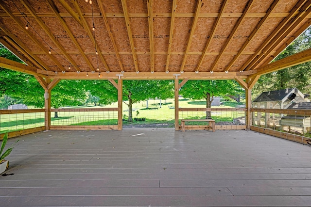 1204 Corlew Dr, Burns, TN 37029 - deck featuring a lawn