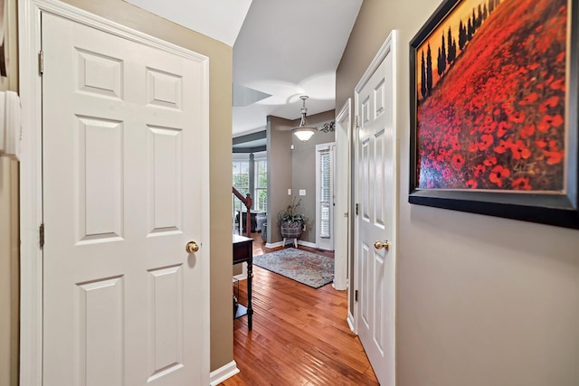 1511 Cardinal Ln, Mount Juliet, TN 37122 - hallway with wood-type flooring and baseboards