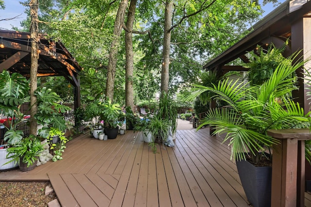 1511 Cardinal Ln, Mount Juliet, TN 37122 - view of wooden terrace