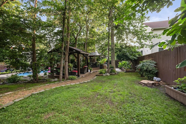 1511 Cardinal Ln, Mount Juliet, TN 37122 - view of yard featuring a gazebo and a patio