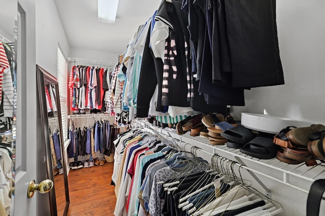 1511 Cardinal Ln, Mount Juliet, TN 37122 - walk in closet with wood finished floors