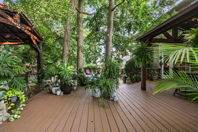 1511 Cardinal Ln, Mount Juliet, TN 37122 - view of wooden deck