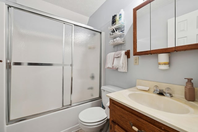 219 Lakeview Dr, Hohenwald, TN 38462 - full bathroom featuring vanity and enclosed tub / shower combo