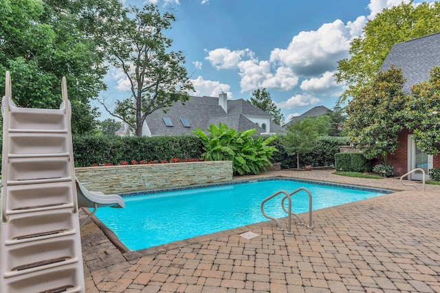 1512 Mirabella Way, Murfreesboro, TN 37130 - swimming pool with a water slide and a patio area
