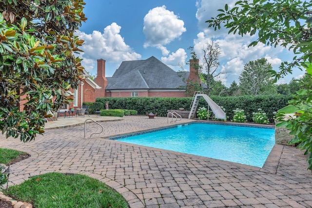 1512 Mirabella Way, Murfreesboro, TN 37130 - view of pool with a water slide and a patio