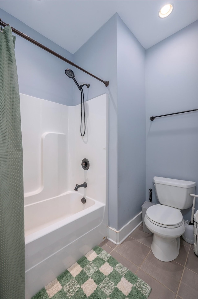 822 Manner Ln, Lebanon, TN 37087 - bathroom with shower / bath combo with shower curtain and tile patterned flooring