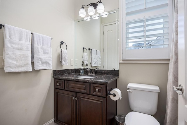 7216 Wildings Blvd, College Grove, TN 37046 - bathroom featuring vanity and toilet