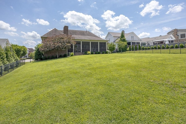 7216 Wildings Blvd, College Grove, TN 37046 - view of yard featuring a sunroom